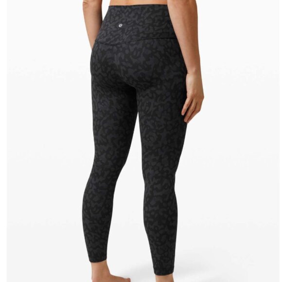 Lululemon Align Pant II 25" Formation Camo Deep Coal Multi / Black - Picture 1 of 2